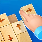 เกมส์กำจัดบล็อกออกไป Wood Block Tap Away