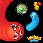 เกมส์หนอนกินจุดออนไลน์ Worms Zone a Slithery Snake