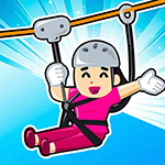 เกมส์โหนสลิงลอยตัวช่วยคน Zipline Rescue Game