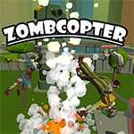 เกมส์เฮลิคอปเตอร์ยิงซอมบี้ Zombcopter